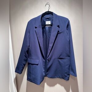 Abercrombie Navy Oversized Blazer Size L